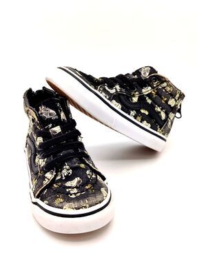 Vans x Peanuts Sk8-Hi Snoopy Mummies Glow In The Dark Black - Kids Size 6.5